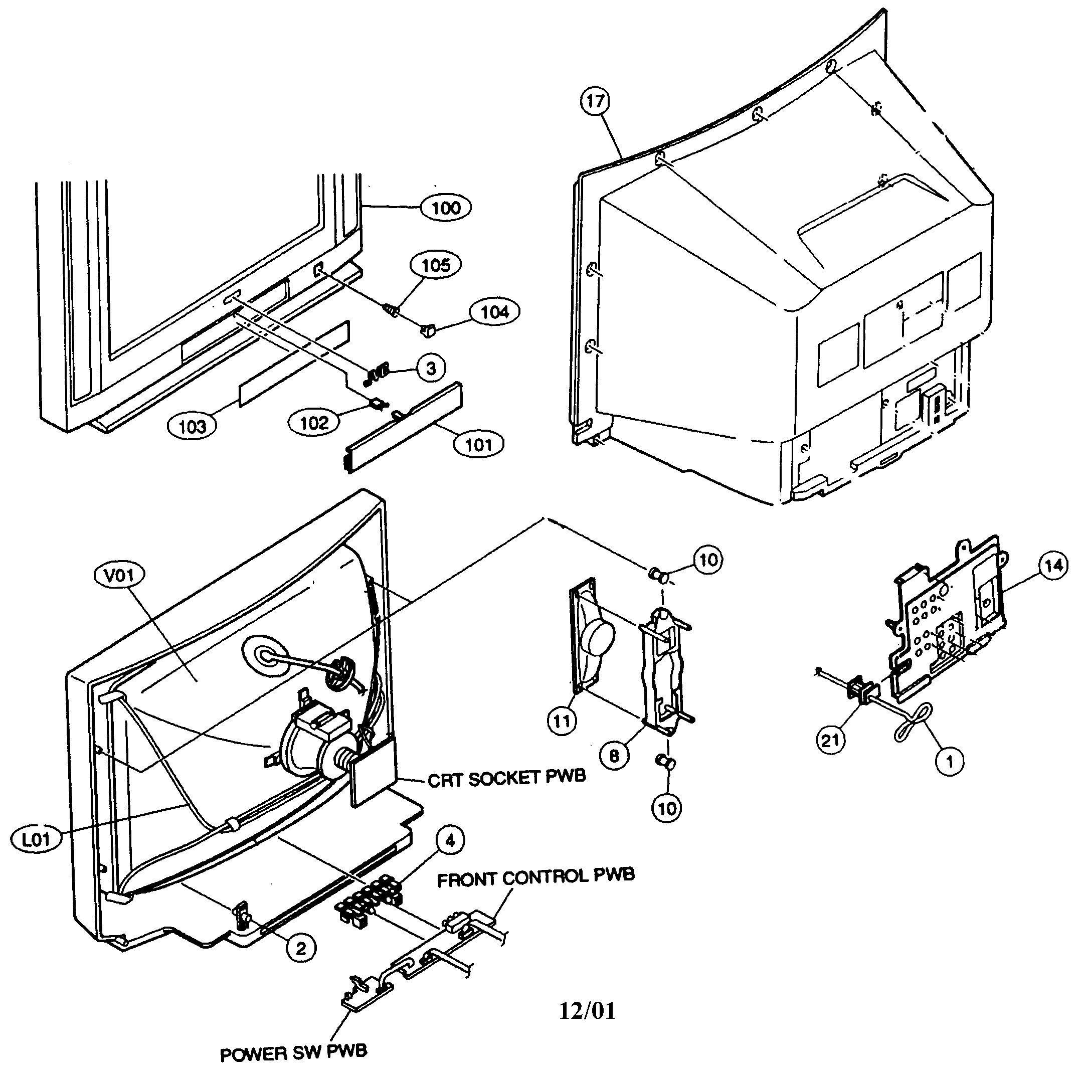 Cabinet parts
