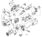 JVC GR-DV2000U cabinet parts diagram