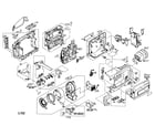 JVC GR-DVL210U cabinet parts diagram