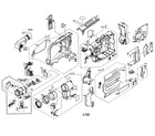 JVC GR-SX860U cabinet parts diagram