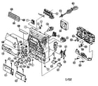 JVC MX-GT90 cabinet parts diagram