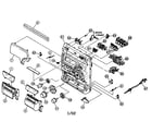 JVC MX-G50 cabinet parts diagram