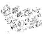 JVC GR-DVL317U cabinet parts diagram