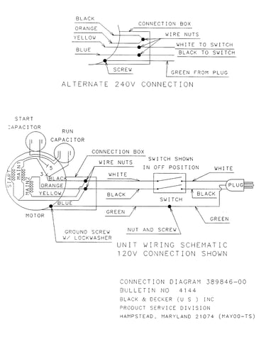 Motor wiring