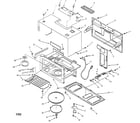 Kenmore 56506252100 cabinet parts diagram