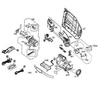 Panasonic PV-D301 cabinet parts diagram