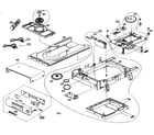 Zenith DVD2201 cabinet parts diagram
