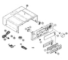 JVC RX-6000VBK cabinet parts diagram
