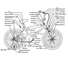 Sears 130453050 bicycle diagram