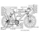 Sears 130456000 bicycle diagram