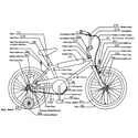 Sears 130452050 bicycle diagram