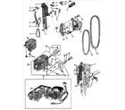 Kenmore 15816020 motor assy diagram