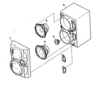 Sony MHC-RG40 speakers diagram