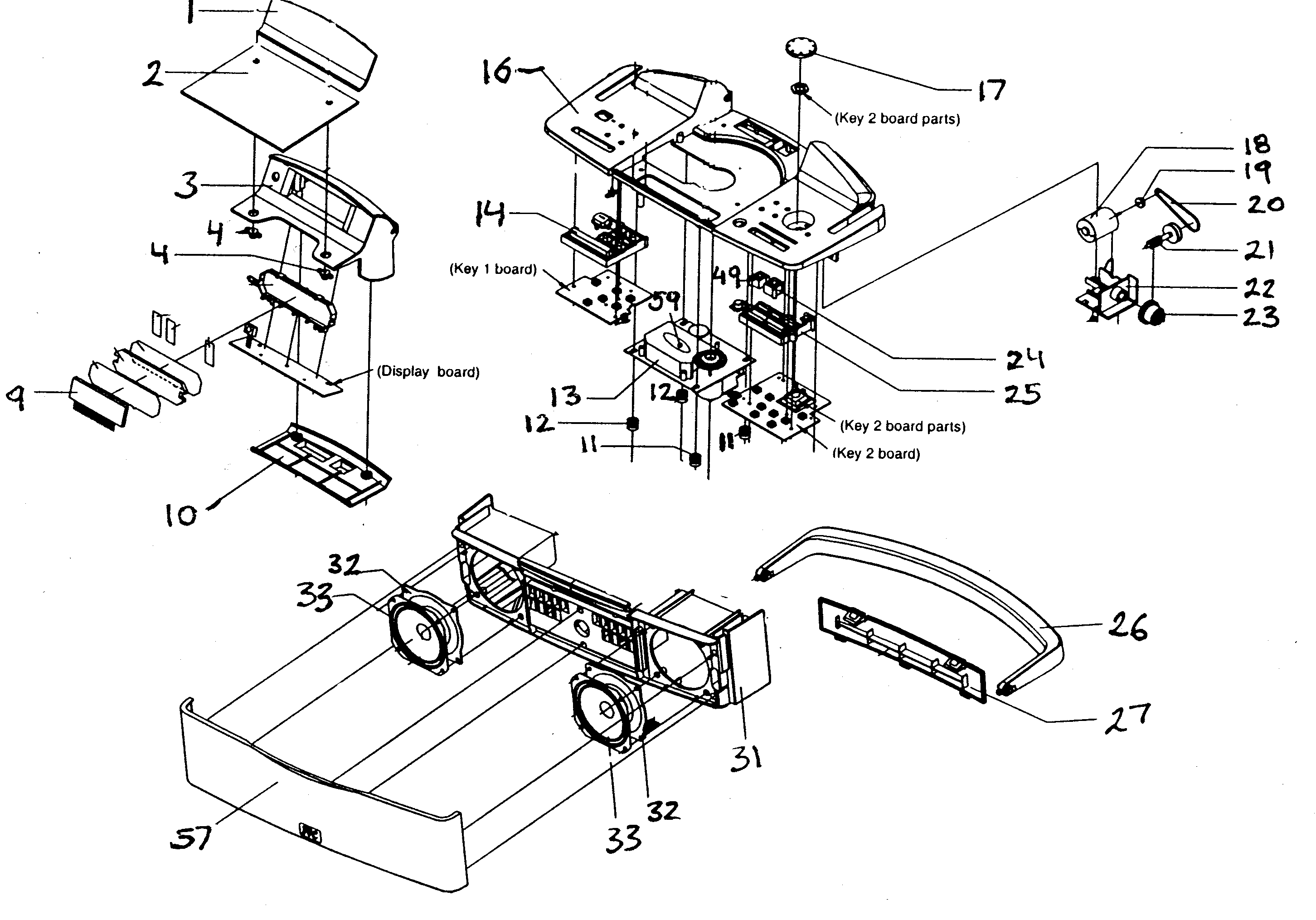 Cabinet parts