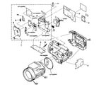 Sony DSC-F505 cabinet parts diagram