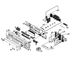 Denon AVR-682 cabinet parts diagram