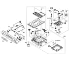 Toshiba SD-1750 cabinet parts diagram