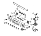 JVC XV-FA95GD cabinet parts diagram
