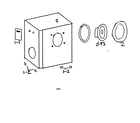 Panasonic SB-W70 cabinet parts diagram