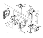 Sony MVC-FD95 cabinet parts diagram