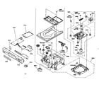 Toshiba SD-100X cabinet parts diagram