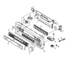 Pioneer VSX-D509S cabinet parts diagram