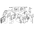 Sony MVC-FD85 cabinet parts diagram