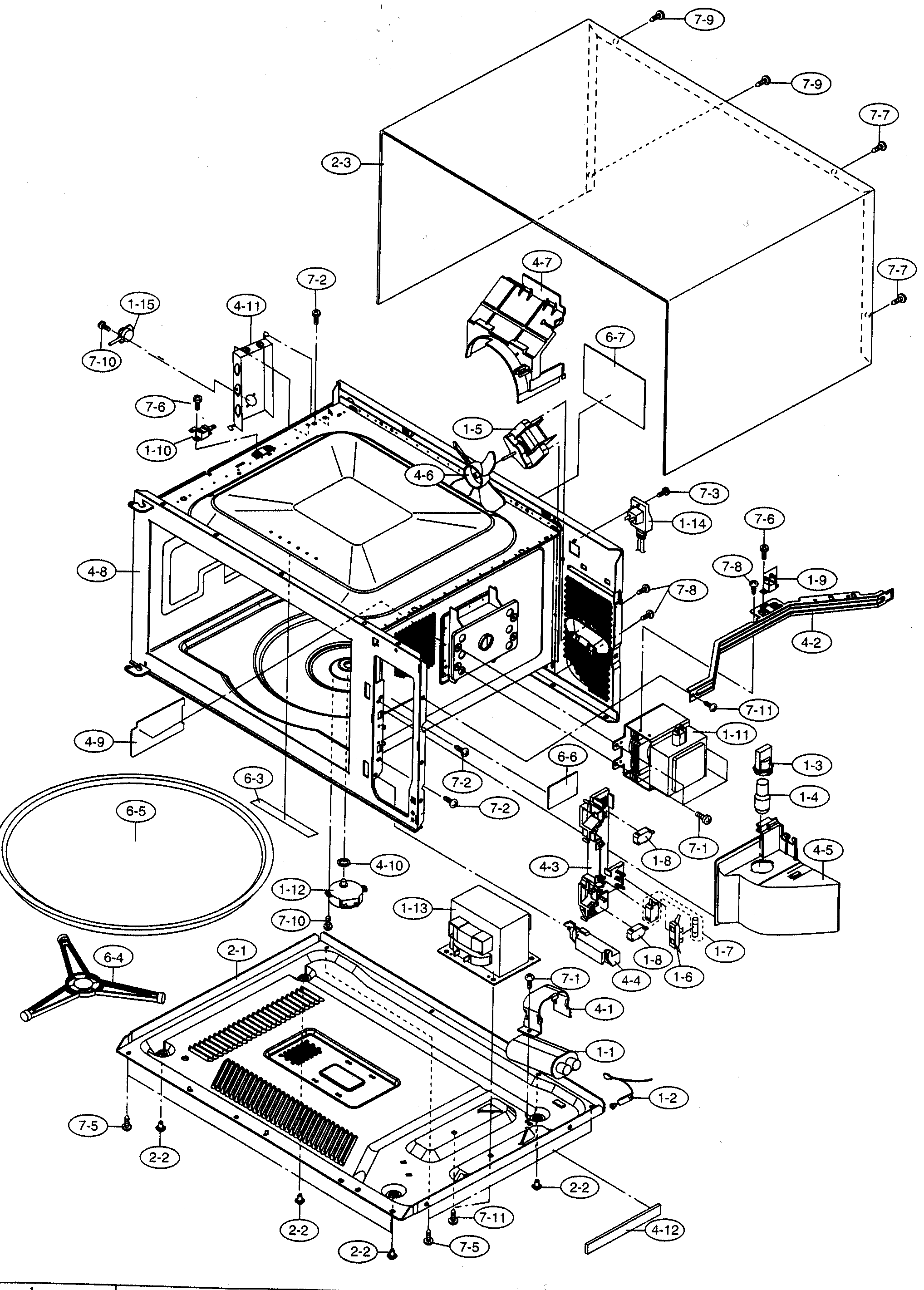 Oven/cabinet parts