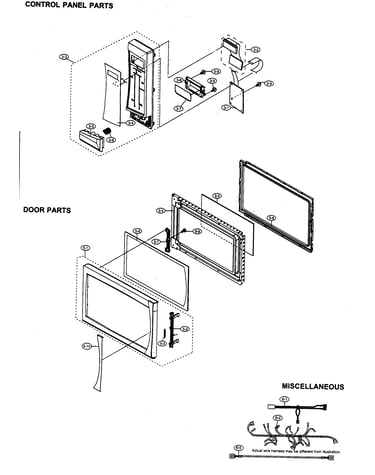 Control panel/door/miscellaneous