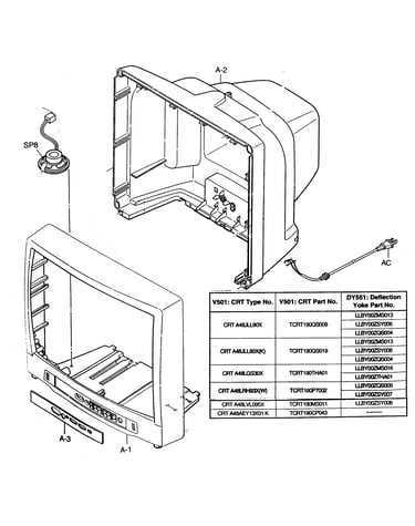 Cabinet parts srt2119a