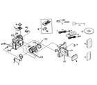 Sony DCR-PC9 cabinet parts diagram