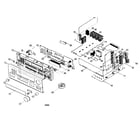 Denon AVR-882 cabinet parts diagram
