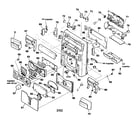 Sony MHC-MG110 cabinet parts diagram