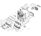 Magnavox FW-C399 cabinet parts diagram