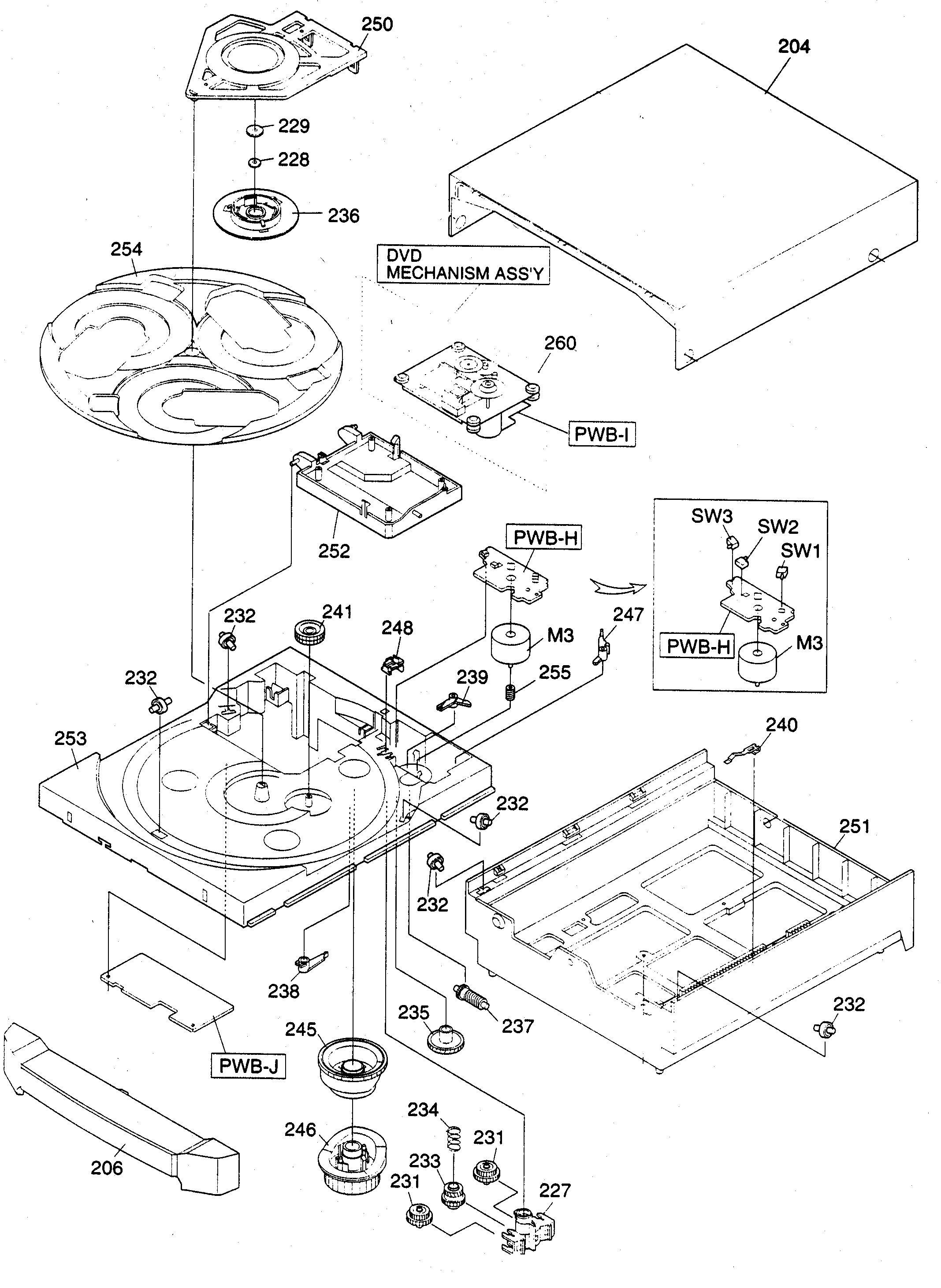 DVD MECH ASSY