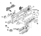JVC RX-7000VBK cabinet parts diagram