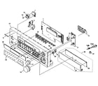 Pioneer VSX-D710S cabinet parts diagram