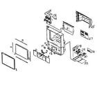 Samsung PCJ612RX cabinet parts/model pcj612rx diagram