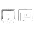 RCA F19426 cabinet parts diagram