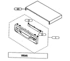 RCA VR545 cabinet parts diagram
