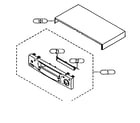 RCA VR705HFA cabinet parts diagram
