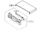 RCA VR355A cabinet parts diagram