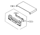 RCA VG4045A cabinet parts diagram