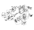 RCA CC9360 lens assy/evf diagram