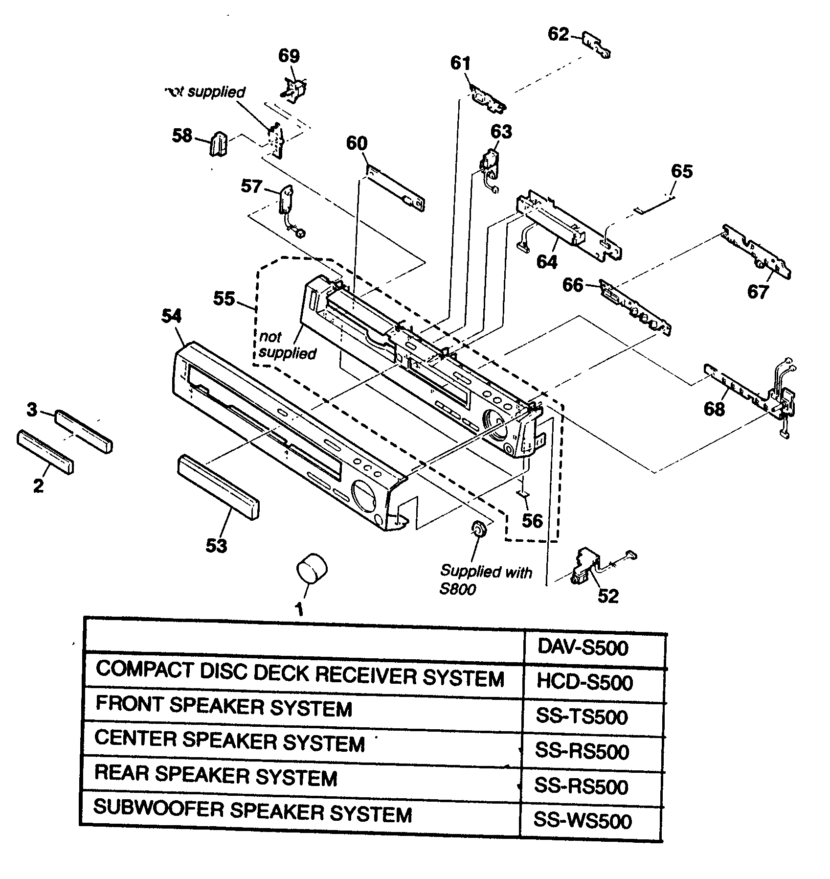 Cabinet parts