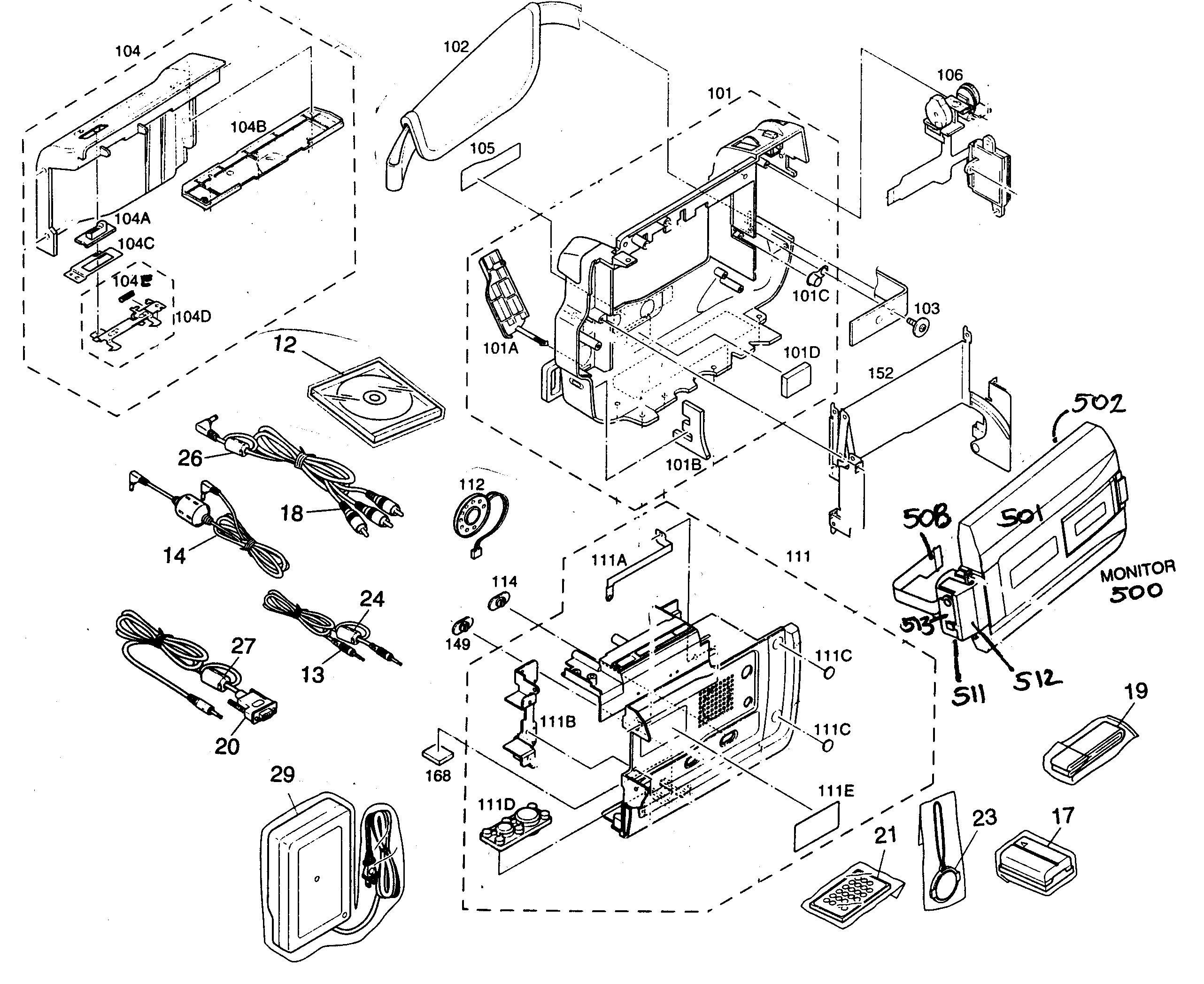 CABINET PARTS