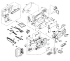 JVC GR-DVL805U cabinet parts diagram