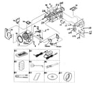 Sony DCR-TRV30 cabinet parts diagram