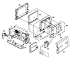 Panasonic PV-DV221 lcd parts diagram