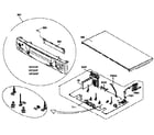 RCA VR701HF cabinet parts diagram